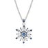 Disney Frozen Silver Coloured Crystal Snowflake Pendant