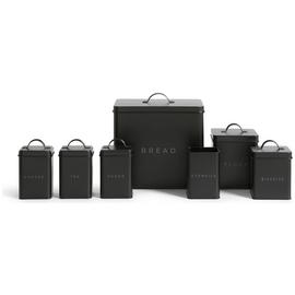Habitat 7 Piece Carbon Steel Storage Set - Black