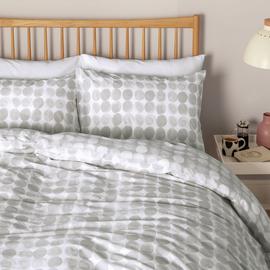 Habitat Spot Print Grey Bedding Set