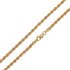 Revere 9ct Gold Hollow Rope 18 Inch Chain