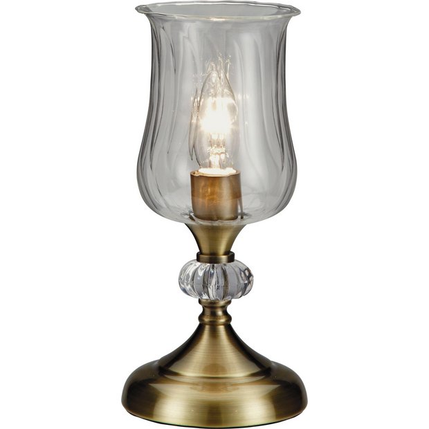 Buy Collection Hurricane Touch Table Lamp Antique Brass at Argos.co