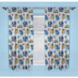 PAW Patrol Mighty Pups Unlined Pencil Pleat Curtains