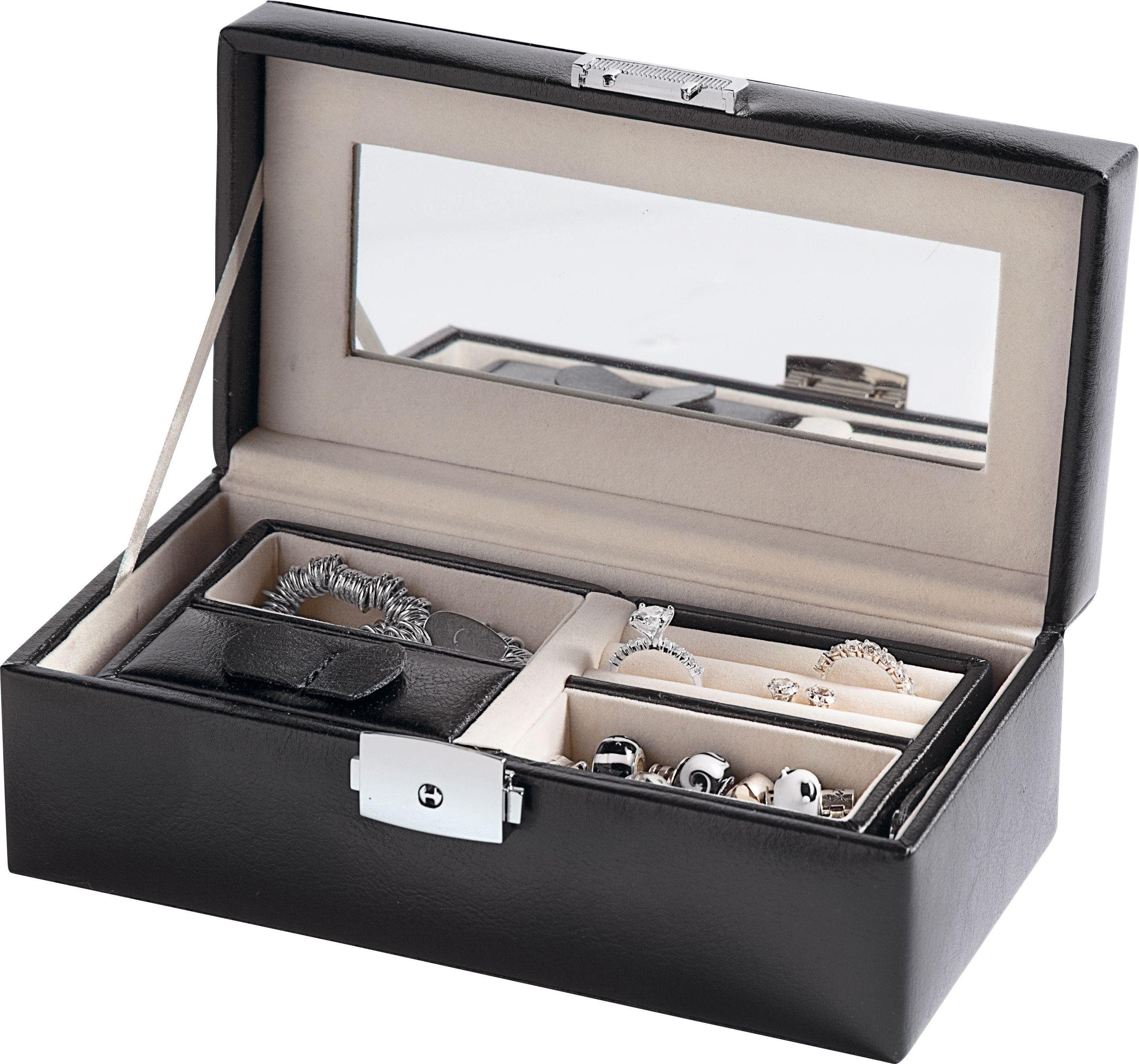 Buy Black Jewellery Box with Lock at Argos.co.uk - Your Online Shop for 