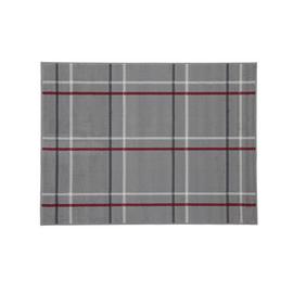 Argos Home Brancaster Check Rug - 120x160cm - Grey