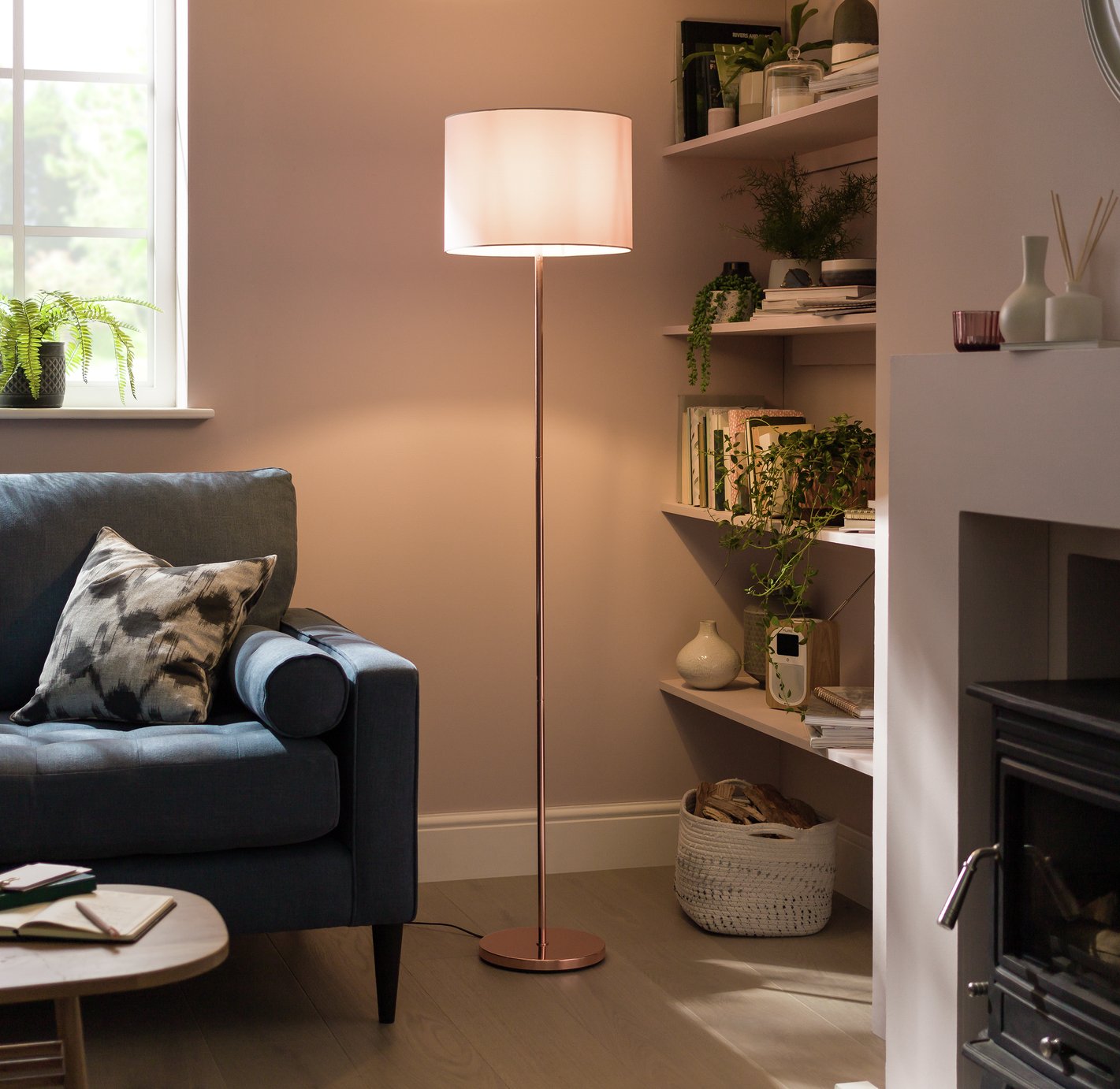 Buy Argos Home Satin Stick Floor Lamp 