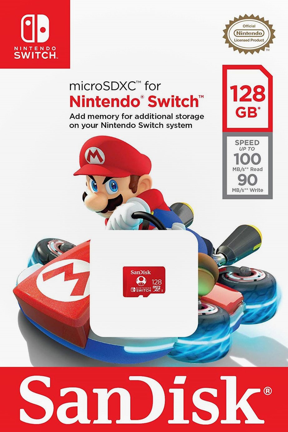 does a micro sd card come with the nintendo switch