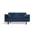 Argos Home Jackson 3 Seater Velvet Sofa - Blue