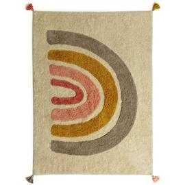 Habitat Kids Rainbow Natural Cotton Flatweave Rug -120x170cm