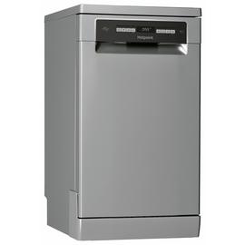 Hotpoint HSFO3T223WXUK Slimline Dishwasher - Stainless Steel