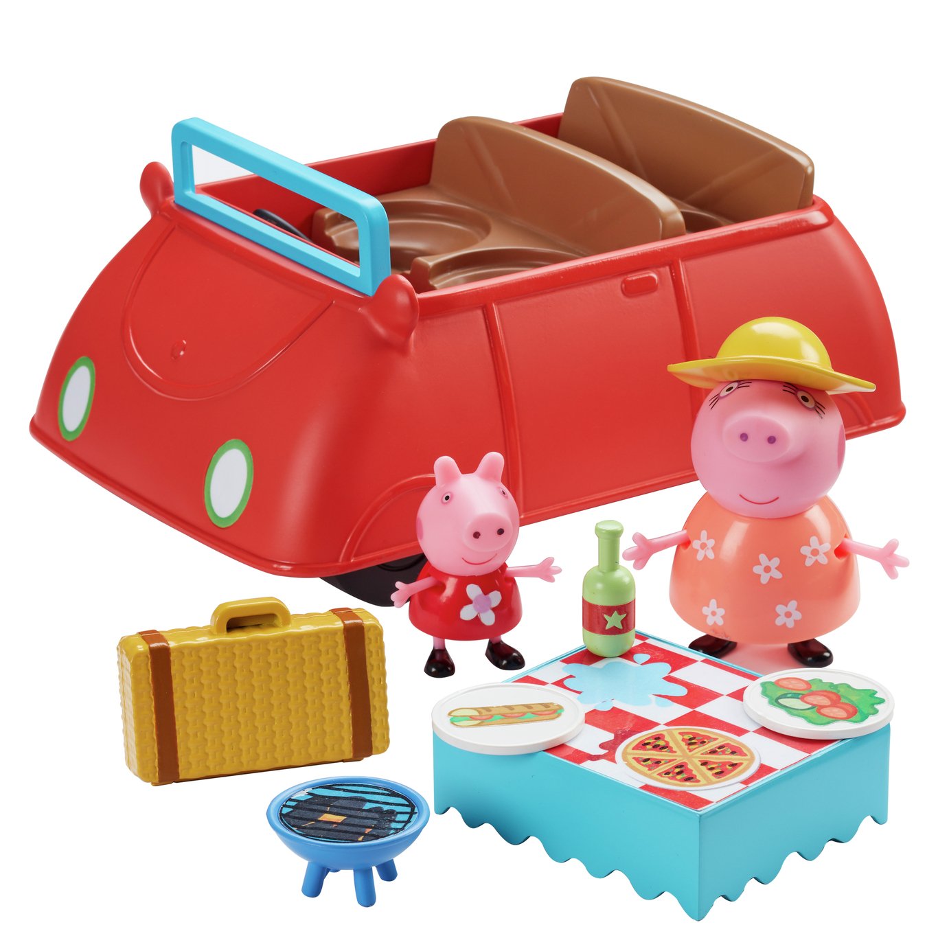 peppa pig push along car