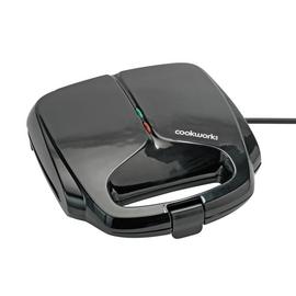 Cookworks 2 Portion Sandwich Toaster - Black