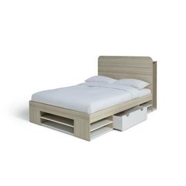 Argos Home Pico Double Ultimate Storage Bed Frame - Two Tone
