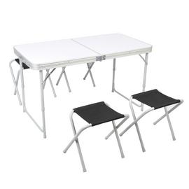 Pro Action Folding Camping Chair and 4 Stools