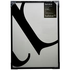 Habitat Dark Birch Black Wooden Picture Frame - 28x39"