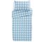 Argos Home Light Blue Check Bedding Set - Single