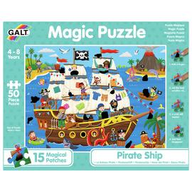 Galt Toys Pirate Ship 50 Piece Magic Puzzle