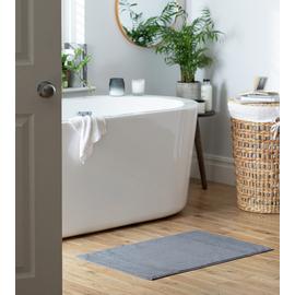Habitat Hygro Anti Microb Bath Mat - Grey