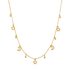 Revere 9ct Gold Plated Moon & Star 18 Inch Necklace