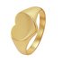 Revere 9ct Yellow Gold Heart Shaped Signet Ring