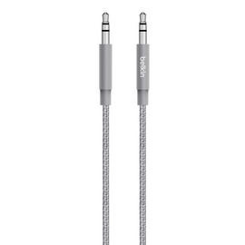 Belkin 3.5mm Premium Braided AUX Cable - Grey