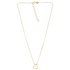 Revere 9ct Gold Plated Open Heart Pendant Necklace