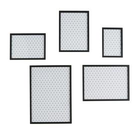 Habitat Aluminus Metal Picture Frames - Pack of 5