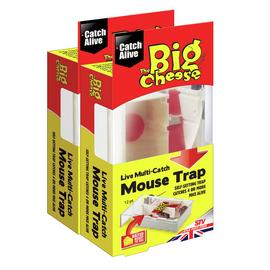 The Big Cheese Live Multi-Catch Mouse Trap- Twin Pack