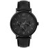 Timex Black Leather Strap Watch