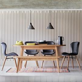 Habitat Etta 3 Seater Oak Dining Bench - Natural