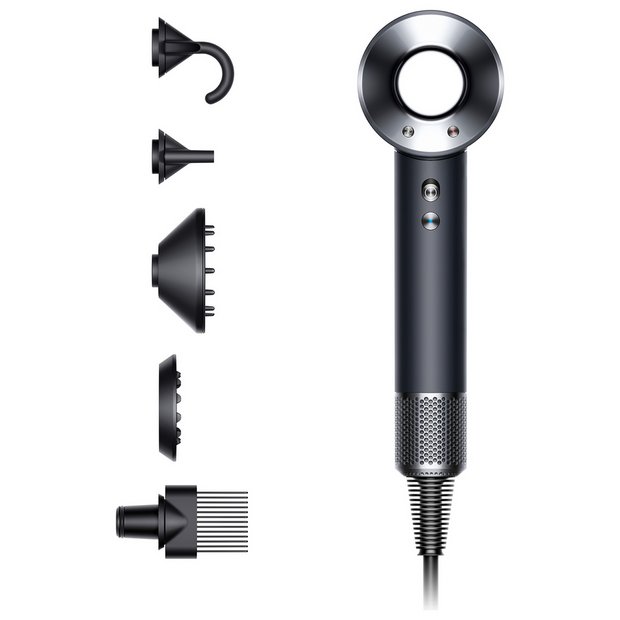 Dyson hair 2025 dryer black