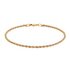 Revere 9ct Gold Lightweight Rope Bracelet