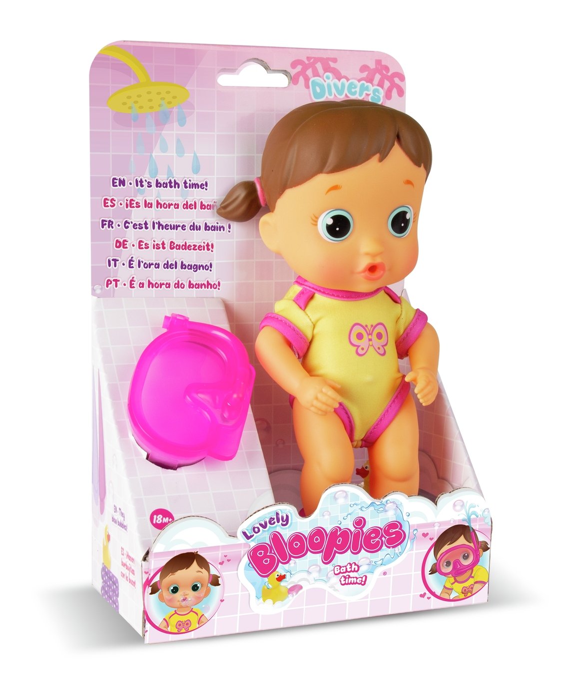 argos shimmer and shine bath doll