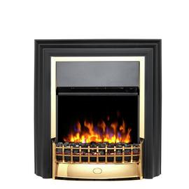 Dimplex Cheriton Deluxe 2kW Electric Freestanding Fire-Brass