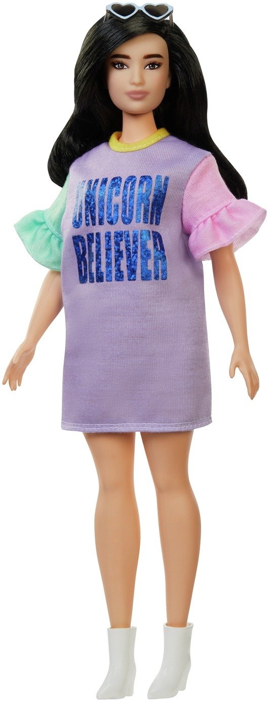 barbie in purple dress