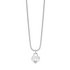 Guess Clear Swarovski Crystal Rhodium Plated Charm Necklace