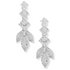 Anne Klein Silver Plated Round Cubic Zirconia Drop Earrings