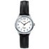 Timex Ladies Black Leather Strap Watch