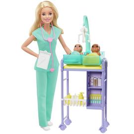 Barbie Careers Baby Doctor Doll and Playset