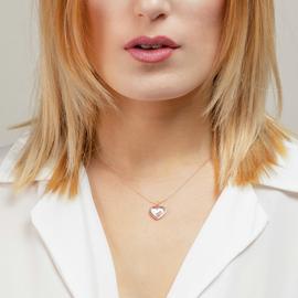 Radley London Pearl Stone-Set Ladies Rose Gold Necklace
