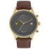 Lyle and Scott Mens Brown Leather Strap Watch
