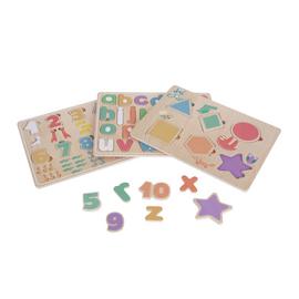 Chad Valley Wooden Puzzles - 3 Pack