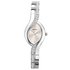 Sekonda Ladies Silver Coloured Oval Twist Bracelet Watch