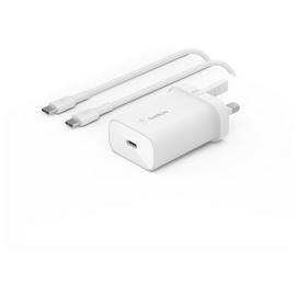 Belkin 25W USB-C Wall Charger With USB-C Cable - White
