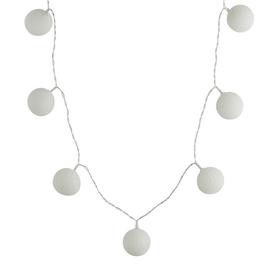 Argos Home Ball String Lights - White