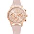 Missguided Pink Faux Leather Strap Watch