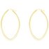 Revere 9ct Gold Plated Sterling Silver Large Hoops