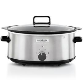 Crockpot 6.5L Sizzle and Stew Slow Cooker - Stainless Steel