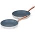 Tower Marble 2 Piece Frying Pan Set - Rose Gold