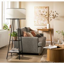 Habitat Thasia Floor Lamp - Black and White