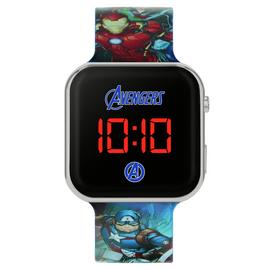Disney Marvel Avengers Kid's Digital Silicone Strap Watch